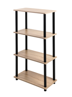Этажерка деревянная ЛДСП GASTRORAG 1110/4 дуб сонома, 4 полки, 60х30х112.5