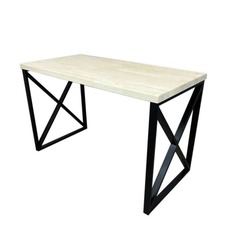 Стол кухонный Solarius Loft с крестообразными ножками 140х60х75, без покраски