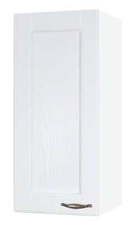 Кухонный навесной шкаф Нева 30 см. МДФ Белое дерево (В 300)