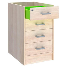 Мебель PT Арго Корпус тумбы приставной АТ-07 бук No Brand