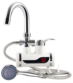 Водонагреватель накопительный Instant Electric Heating Water Faucet and Shower 0 л белый