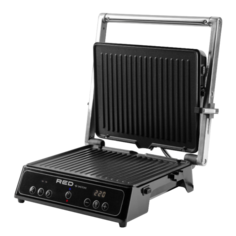 Гриль RED SOLUTION RGM-M83 серебристый, черный
