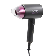 Фен Marta MT-1262 1800 Вт серый, розовый