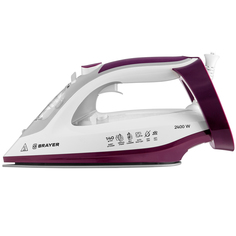Утюг Brayer BR4009 белый, фиолетовый