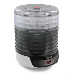 Сушилка для овощей и фруктов Marta MFD-8209PS коричневый