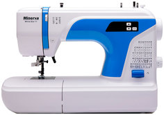 Швейная машина Minerva White Star 11 белая, голубая