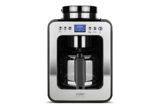 Кофеварка капельного типа CASO Coffee Compact Electronic серебристый, черный