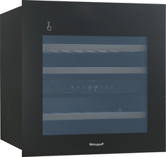 Винный шкаф Weissgauff WWCI-36 DB DualZone черный