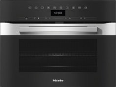 Встраиваемый электрический духовой шкаф Miele H7440BM EDST/CLST серебристый, черный