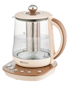 Чайник электрический KELLI KL-1377 1.7 л бежевый