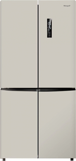 Холодильник Weissgauff WCD 470 Be NoFrost Inverter бежевый