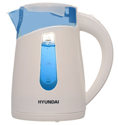 Чайник электрический HYUNDAI HYK-P2030 1.7 л белый, прозрачный