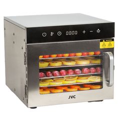 Сушилка для овощей и фруктов JVC JK-FD802 серебристая