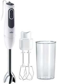 Погружной блендер Braun MQ3105B белый, серый