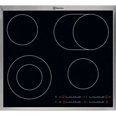 Встраиваемая варочная панель электрическая Electrolux CLE6452KX черная