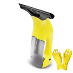 Стеклоочиститель Karcher WV 1 + перчатки желтый