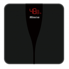 Весы напольные Minerva ULTRA BLACK черные