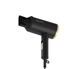 Фен Maxvi HD1801 1800 Вт золотистый, черный