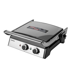 Гриль CENTEK CT-1470 серебристый, черный