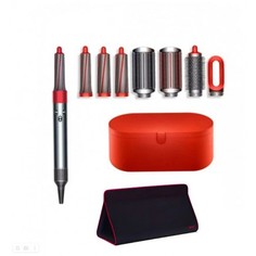 Фен-щетка Dyson Dyson Airwrap Complete HS01 Gift Edition, Nickel / Red 1300 Вт красный