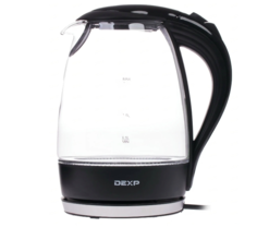 Чайник электрический DEXP GF-175 Wave 1.7 л прозрачный