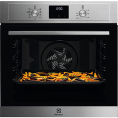 Встраиваемый электрический духовой шкаф Electrolux EOF3H40X серебристый