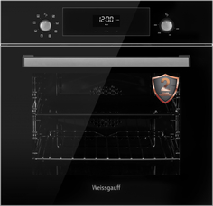 Встраиваемый электрический духовой шкаф Weissgauff EOV 306 SB Black