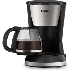 Кофеварка капельного типа Vitek 1506-VT-03 черный, серебристый