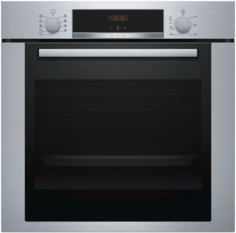 Встраиваемый электрический духовой шкаф Bosch HBA3340S0 серебристый, черный