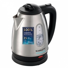 Чайник электрический Scarlett SC - EK21S20 1.8 л серебристый
