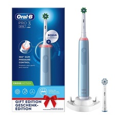 Электрическая зубная щетка Oral-B Pro 3 голубая