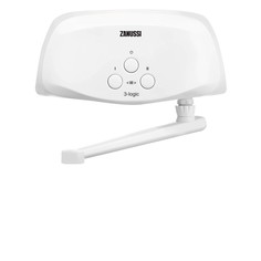 Водонагреватель проточный Zanussi 3-logic 5.5 T (кран) white