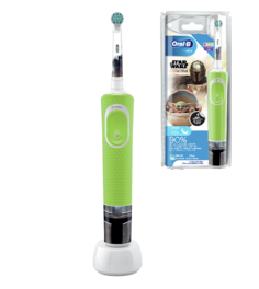 Электрическая зубная щетка Oral-B Vitality Mandalorian зеленая