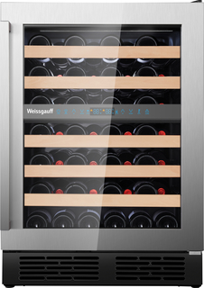 Винный шкаф Weissgauff WWC-46 Bottle Premium NoFrost Dual Zone черный