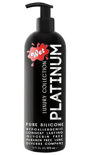 Гель-лубрикант на силиконовой основе Wet Platinum - 475 мл