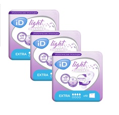 Урологические прокладки iD Light Advanced Extra 10 шт. 3 уп.