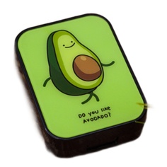 Контейнер для линз Do you like avocado зеленый No Brand
