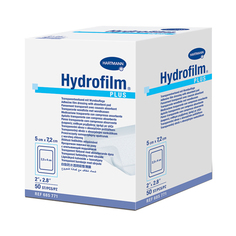 Самофиксирующаяся повязка Hydrofilm plus с впитывающей подушечкой 5см х 7,2 см 50 шт. Hartmann