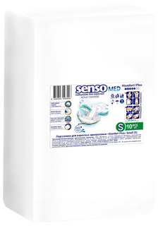 Подгузники для взрослых «Senso Med» Standart Plus, S (55-80), 10 шт. No Brand