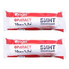 Бинт фиксирующий с неосыпающимися краями Фриласт Angel 10 см х 1,7 м 2 шт.