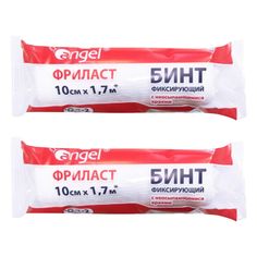 Бинт фиксирующий с неосыпающимися краями Фриласт Angel 10 см х 1,7 м 2 шт.