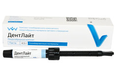 Универсальная композитная паста-шприц ДентЛайт оттенок EA3,5 4,5 г Владмива