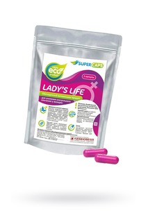 Возбуждающие капсулы для женщин Lady`s Life (содержит L-аргинин и коэнзим Q10) Kazanov.A.