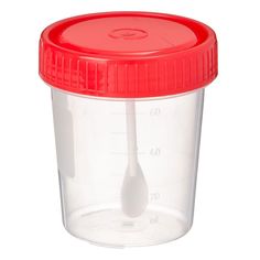 Стерильные контейнеры для биологического материала с лопаткой 60 мл 10 шт. Еламед