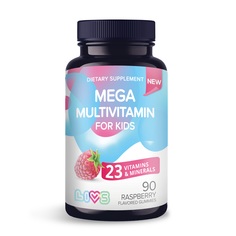 Комплекс Мега Мультивитамин Livs для детей со вкусом малины жев мармелад 90 шт