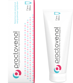 Гель от геморроя Proctovenol Проктовенол 50 мл Kuban Organic Group