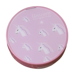 Контейнер для линз Unicorn розовый No Brand