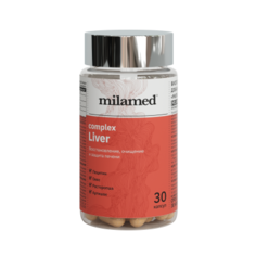 Капсулы для восстановления очищения и защиты печени MILAMED COMPLEX LIVER 30 шт.