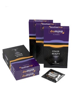 Презервативы Domino Classic Colour Beauty 6 шт. 5 уп.