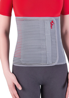 Бандаж абдоминальный МЕК 3002 серый р. XXL 110-120 см